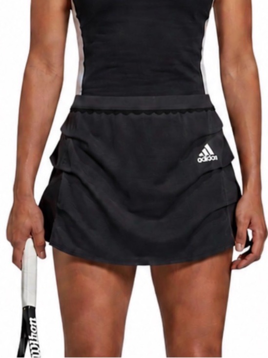 adidas Dresses & Skirts - Adidas Black Climacool Ruched Tennis Skirt with Built in Shorts Size Medium